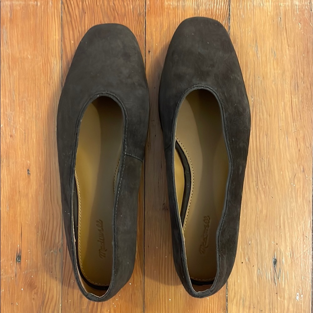 Madewell Black Suede Flats